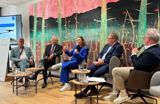 Talkrunden-Teilnehmende auf dem baden-württembergischen Bädertag am 04. November 2025 in Bad Krozingen.